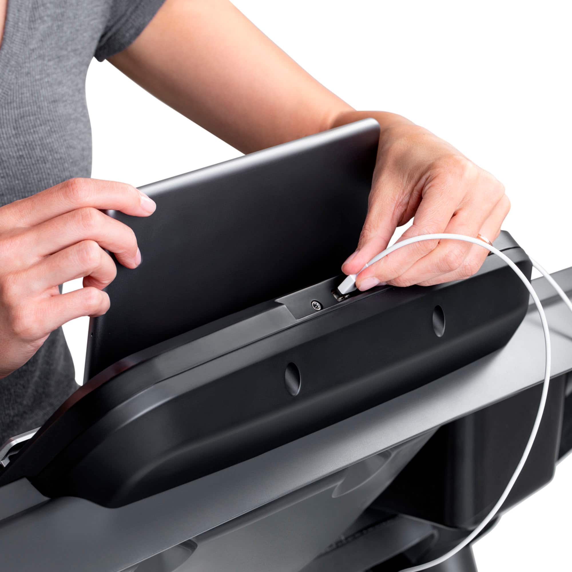 Alt View 16. Schwinn - 810 Treadmill - Black.