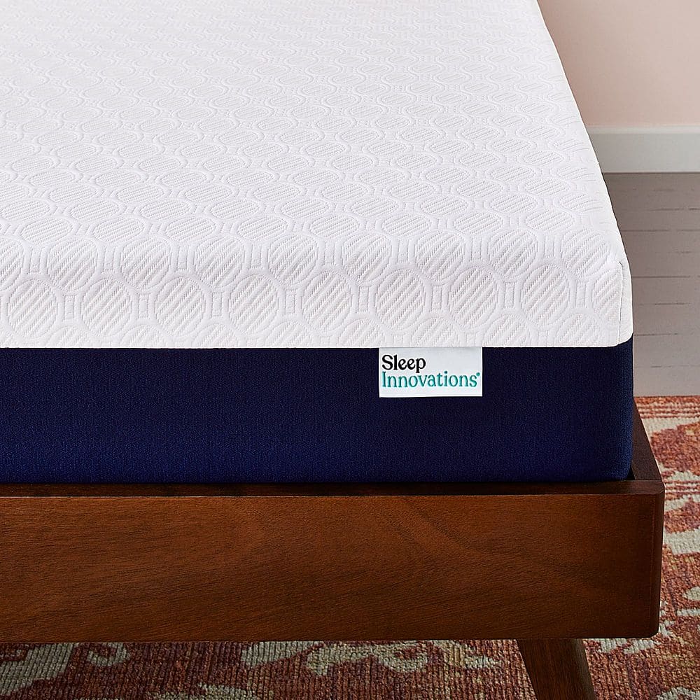 Angle View: Sleep Innovations - Shiloh 12-Inch Memory Foam Full Mattress - White