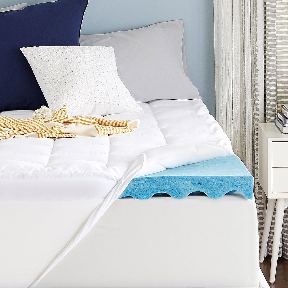 4 Inch Dual-Layer Memory Foam Mattress Topper