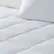 Alt View 13. Sleep Innovations - 4" Cooling Gel Memory Foam Mattress Topper with Cover - King - Blue.