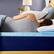Alt View 11. Sleep Innovations - 2" Cooling Gel Memory Foam Mattress Topper - Full - Blue.