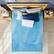 Alt View 15. Sleep Innovations - 2" Cooling Gel Memory Foam Mattress Topper - Queen - Blue.