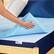 Alt View 16. Sleep Innovations - 2" Cooling Gel Memory Foam Mattress Topper - Queen - Blue.