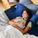 Alt View 17. Sleep Innovations - 2" Cooling Gel Memory Foam Mattress Topper - Queen - Blue.