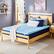 Left. Sleep Innovations - 2" Cooling Gel Memory Foam Mattress Topper - Queen - Blue.