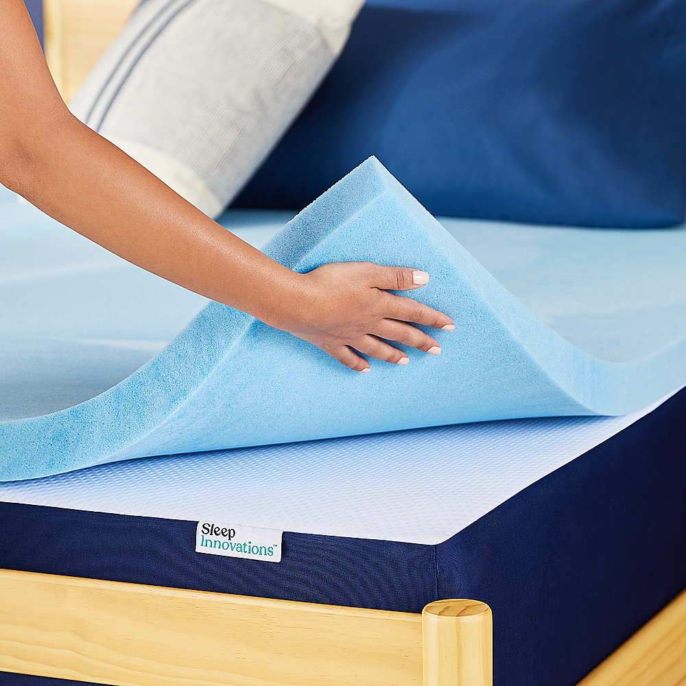 4 Inch Gel Memory Foam Mattress Topper Bed Pad Back Pain Cooling