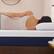 Left. Sleep Innovations - Shiloh 12-Inch Memory Foam Queen Mattress - White.