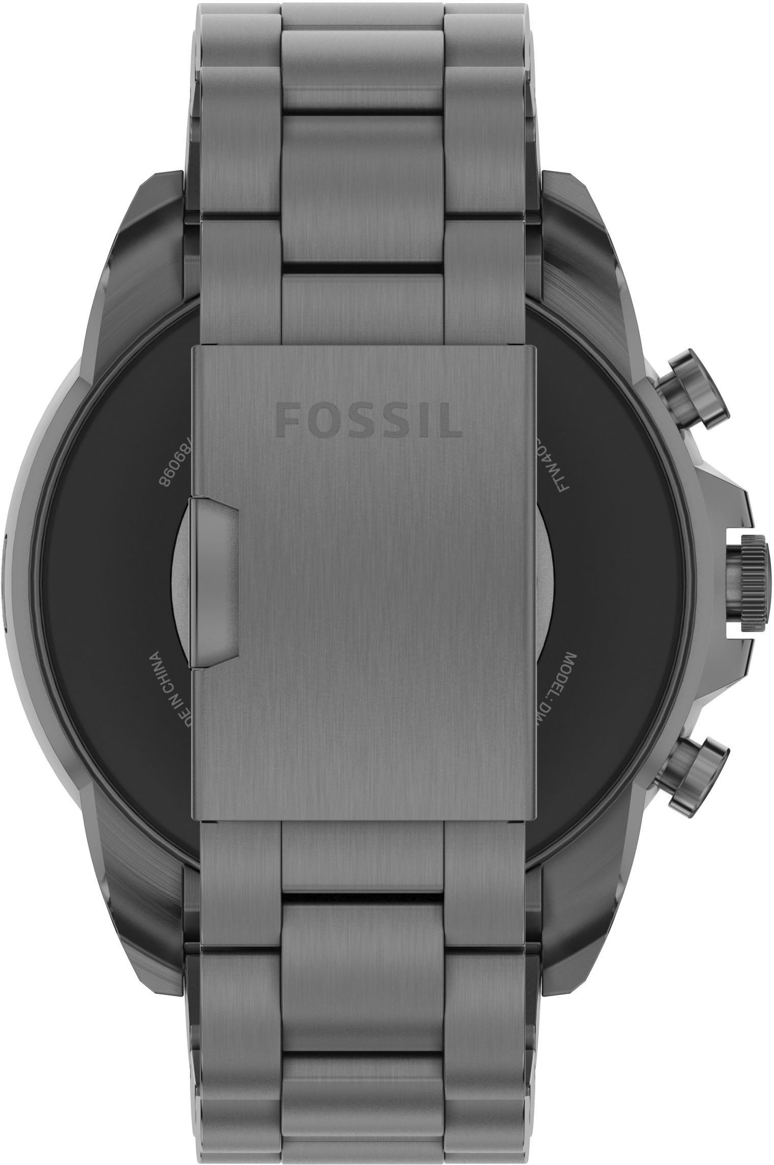 Angle View: Fossil - Gen 5e Smartwatch 42mm Stainless Steel Mesh - Rose Gold