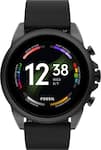 Best Buy Fossil Gen 6 Smartwatch 44mm Silicone Black FTW4061V