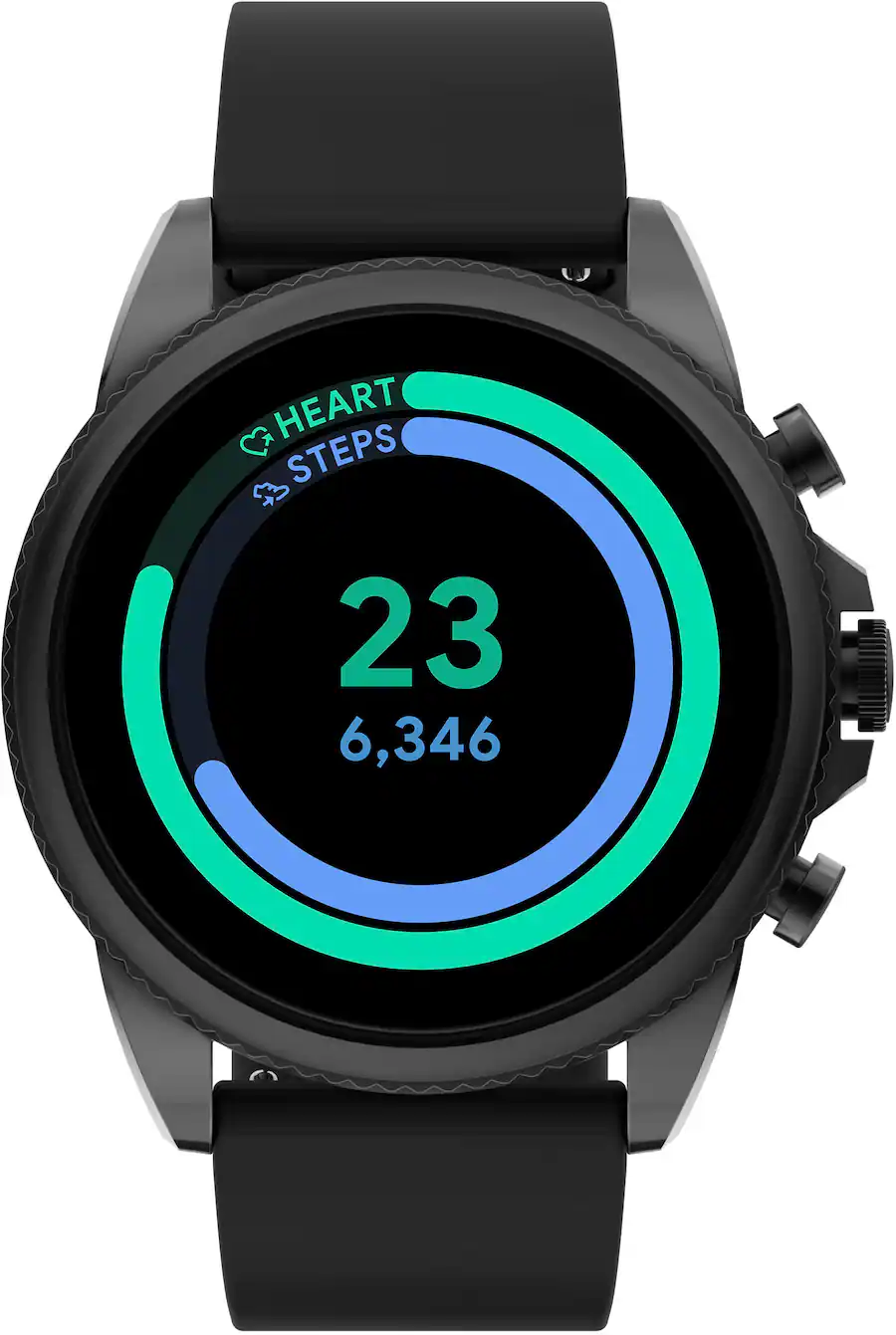 Fossil Gen Smartwatch 44mm Silicone Black (2021) FTW4061V Best Buy