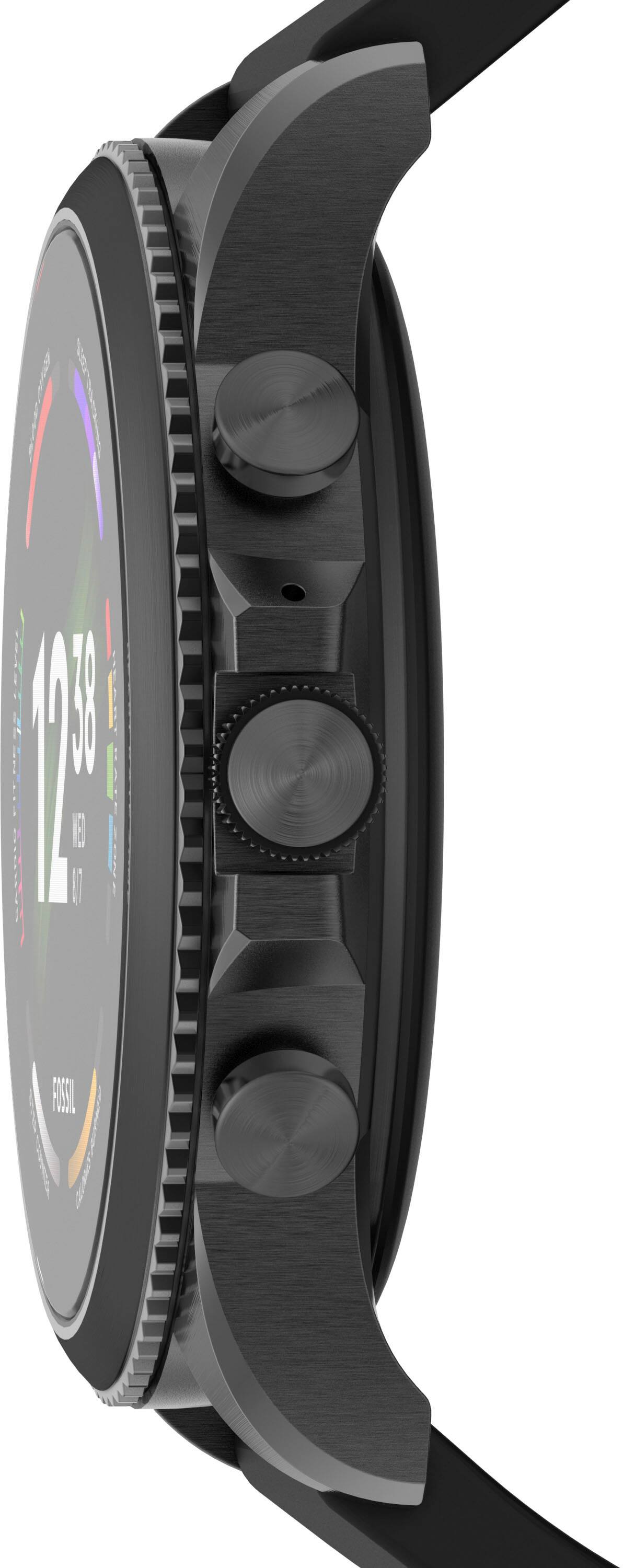 Fossil - Gen 6 Smartwatch 44mm Silicone - Black - (2021)