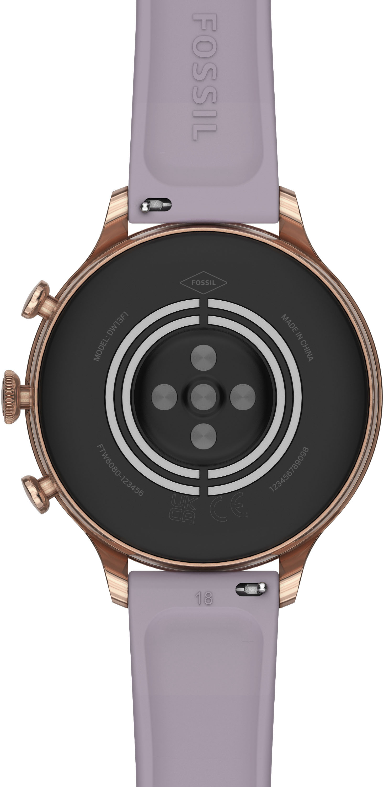 Questions and Answers: Fossil Gen 6 Smartwatch 42mm Purple Silicone ...