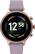 Front. Fossil - Gen 6 Smartwatch 42mm Purple Silicone - Rose Gold.
