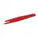 Angle. Tweezerman - Slant Tweezer - Signature Red.
