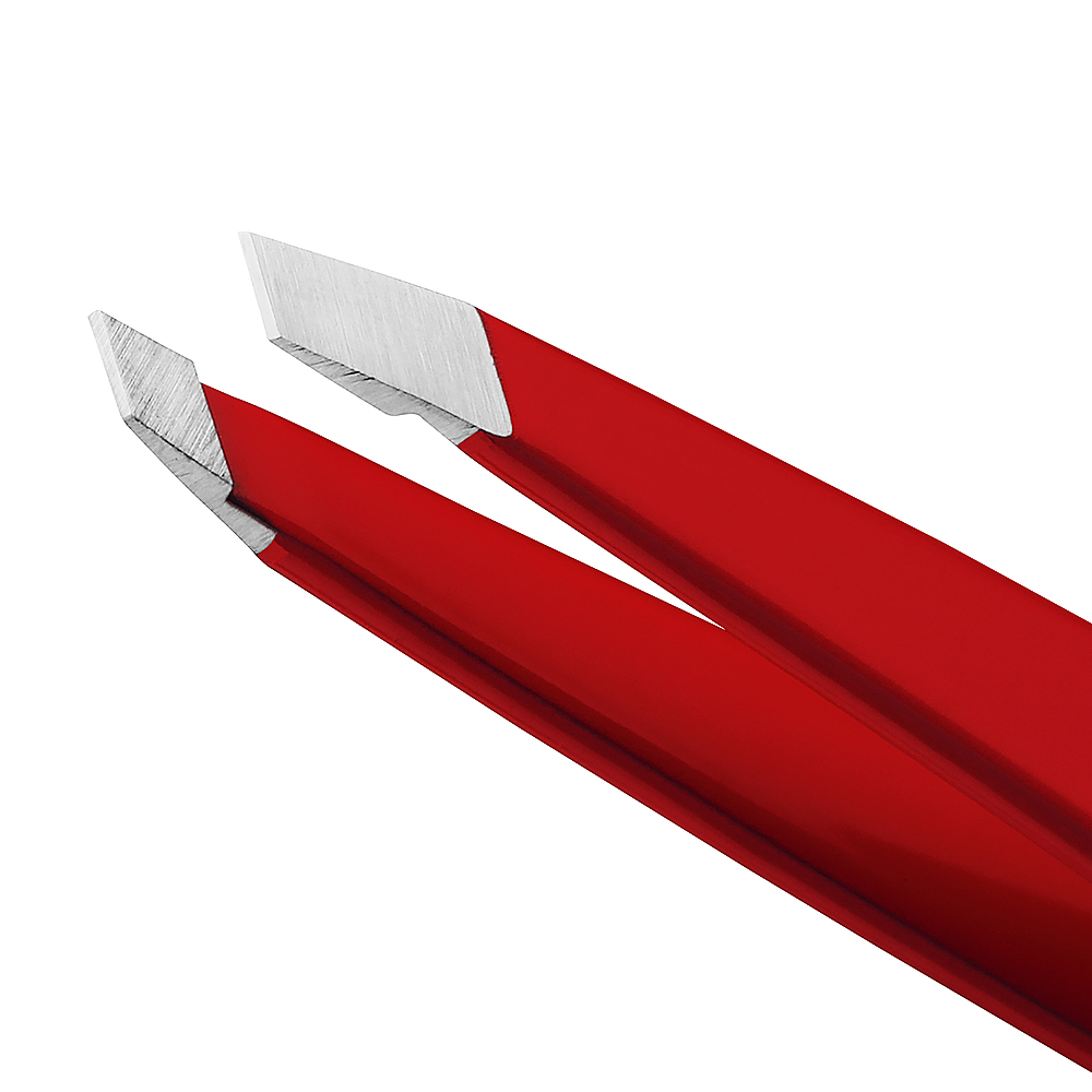 Angle View: Tweezerman - Slant Tweezer - Signature Red