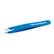 Angle. Tweezerman - Mini Slant Tweezer - Bahama Blue.