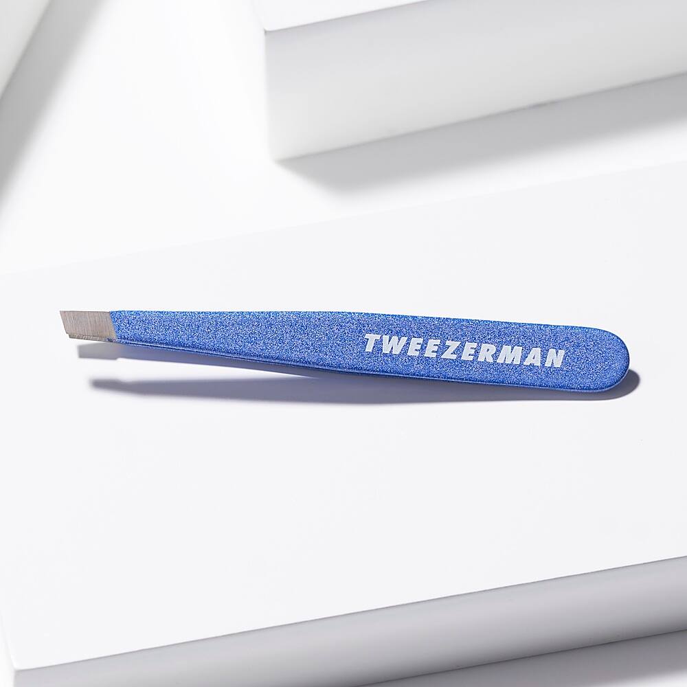 Left View: Tweezerman Mini Slant Tweezer