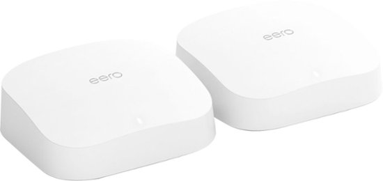 eero 6 dual-band mesh Wi-Fi 6 router, with built-in Zigbee