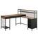Front. Sauder - Boulevard Café L Shape Desk - Vintage Oak Finish.