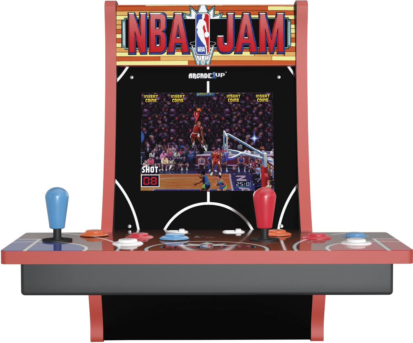 Arcade1Up - NBA Jam 2-player Countercade with Lit Marquee