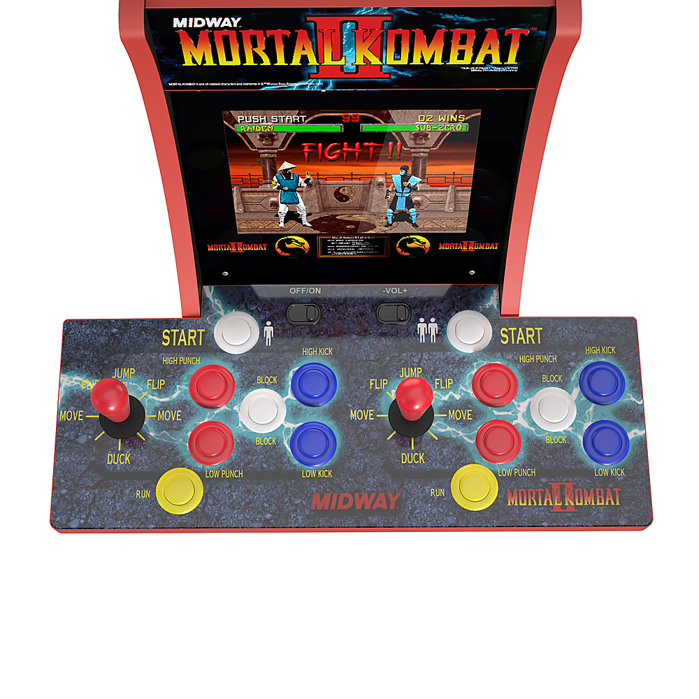Arcade1Up - Mortal Kombat II 2-player Countercade with Lit Marquee
