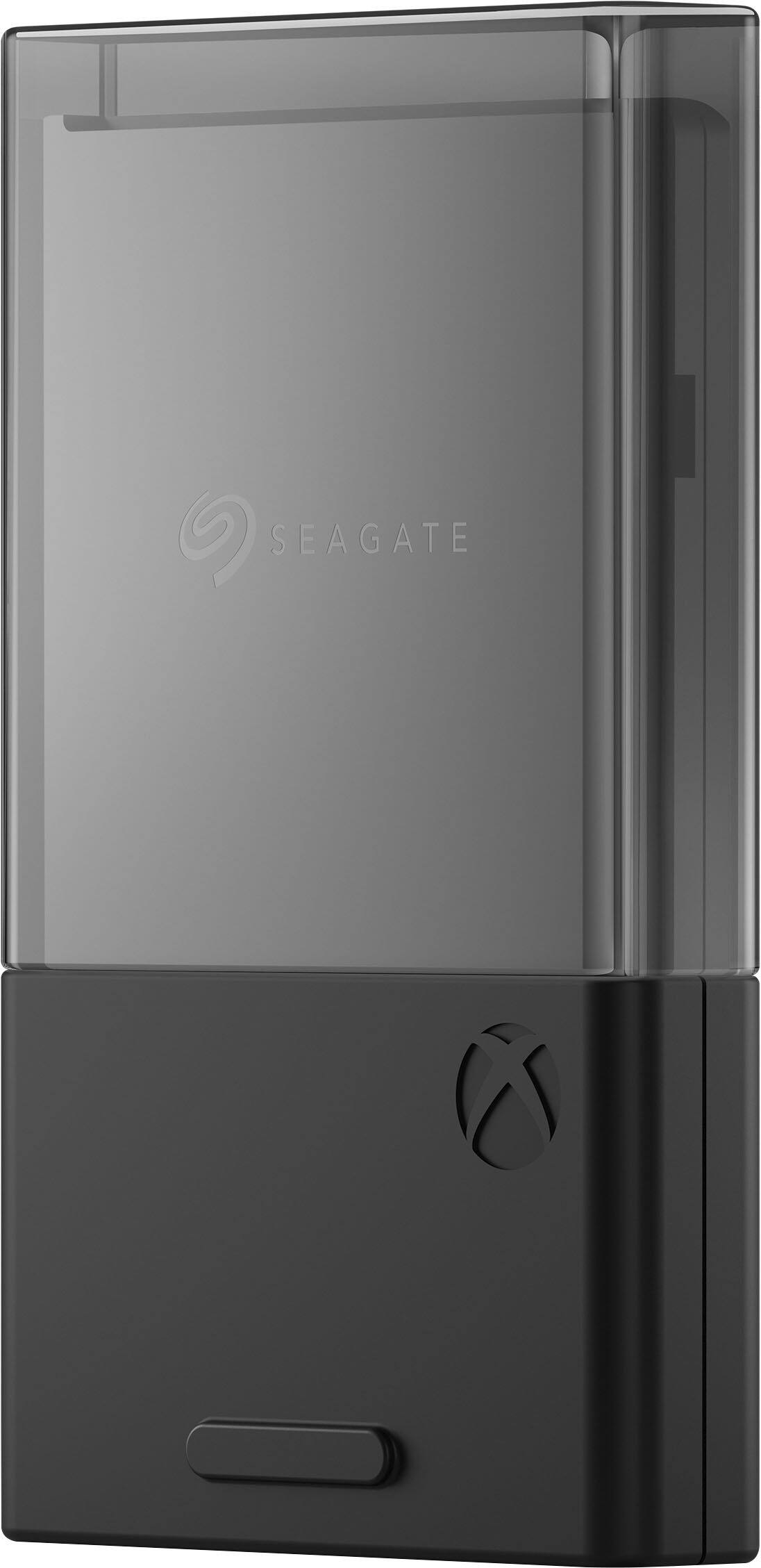 Angle. Seagate - 2TB Storage Expansion Card for Xbox Series X|S Internal NVMe SSD - Black.