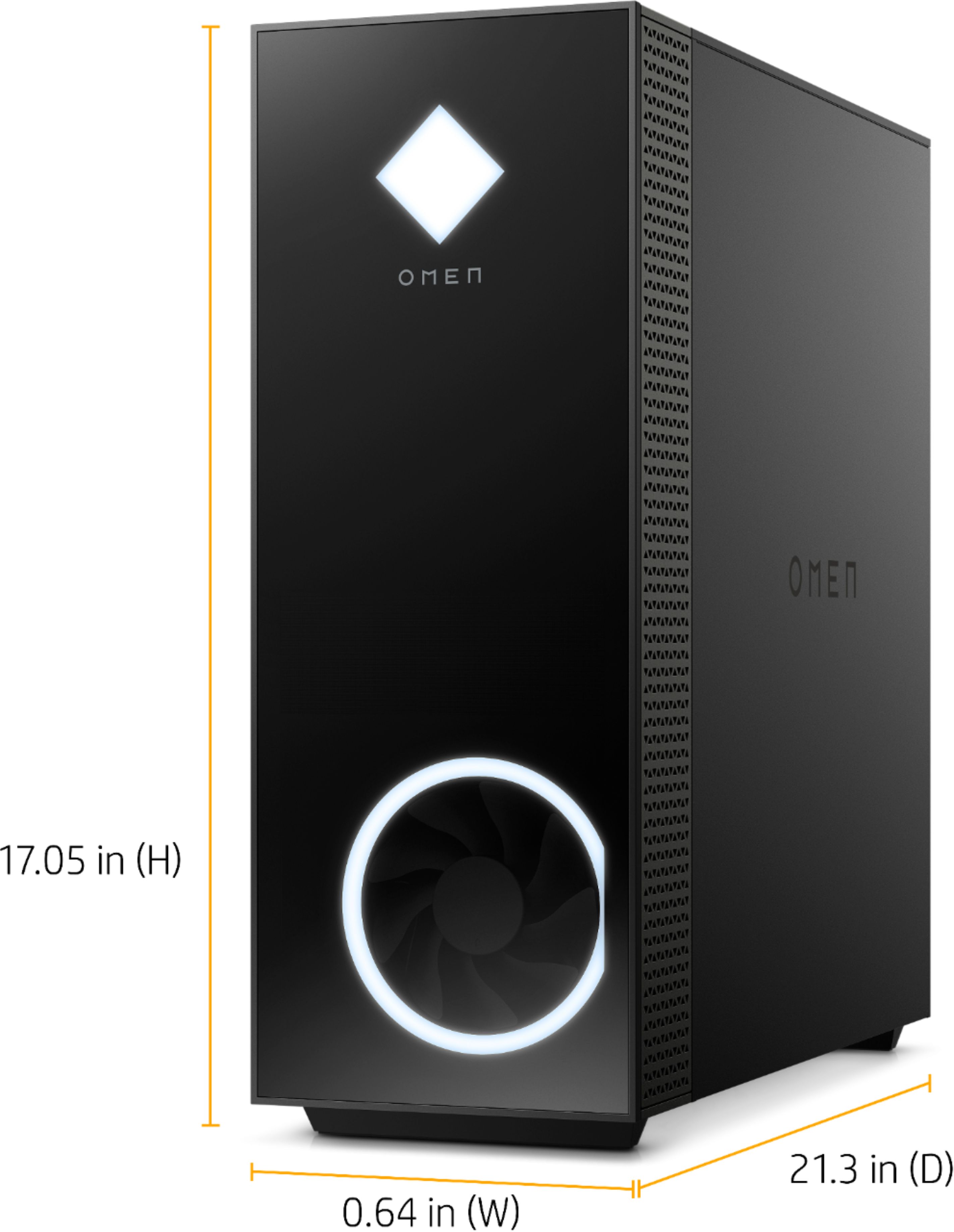 HP OMEN - 30L Gaming Desktop - AMD Ryzen 5 5600G - 16GB Memory - NVIDIA  GeForce RTX 3060 - 1TB SSD - Shadow Black