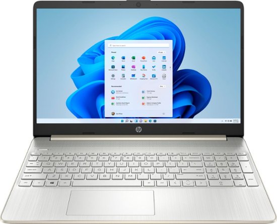 Front Zoom. HP - 15.6" Touch-Screen Laptop - Intel Core i7 - 16GB Memory - 512GB SSD - Natural Silver.