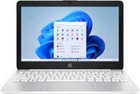 Front Zoom. HP - Stream 11.6" Laptop - Intel Celeron - 4GB Memory - 64GB eMMC - Diamond White.