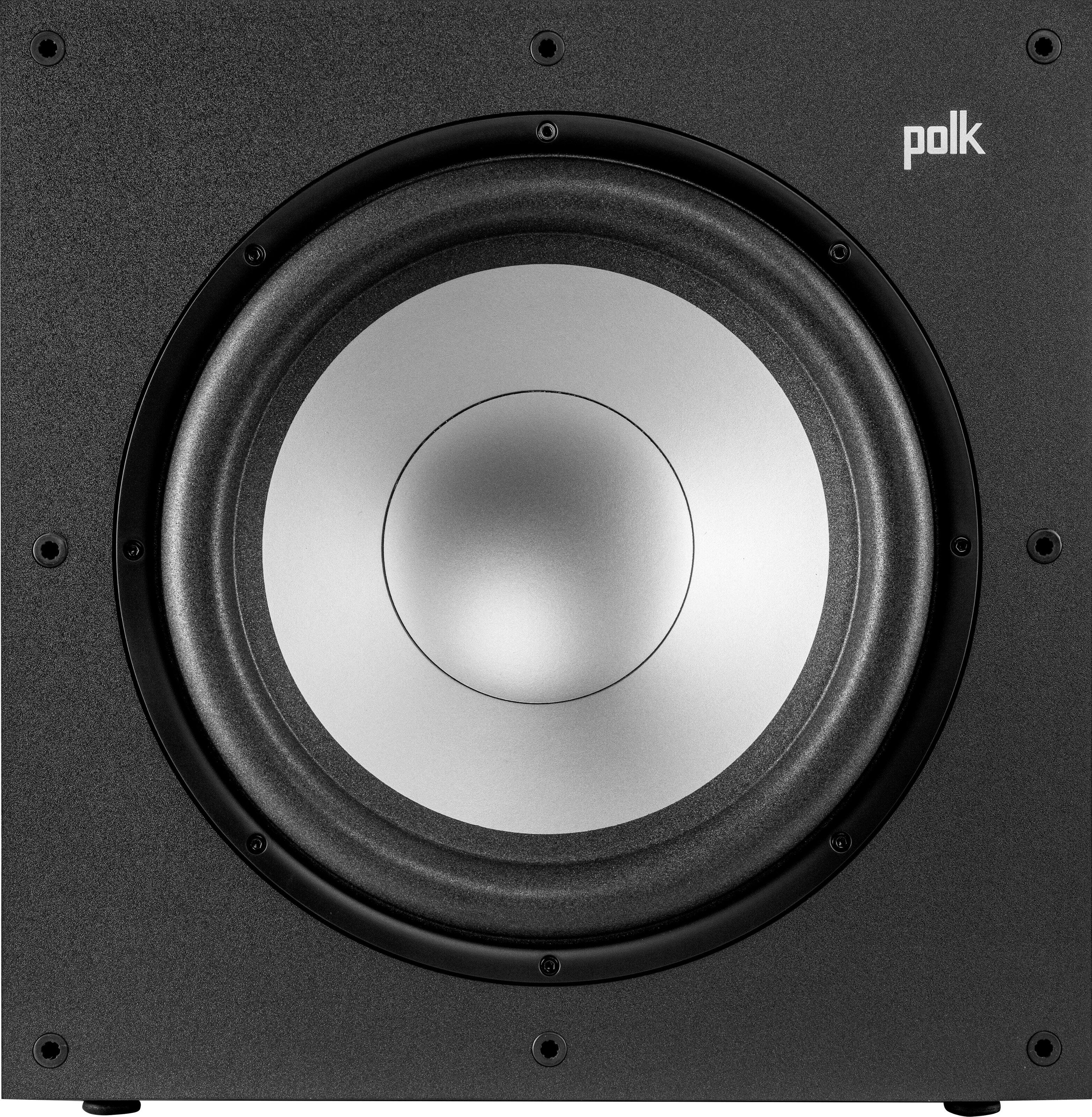 Alt View 11. Polk Audio - Monitor XT12 12" 100W Class A/B Amplifier Subwoofer - Midnight Black.