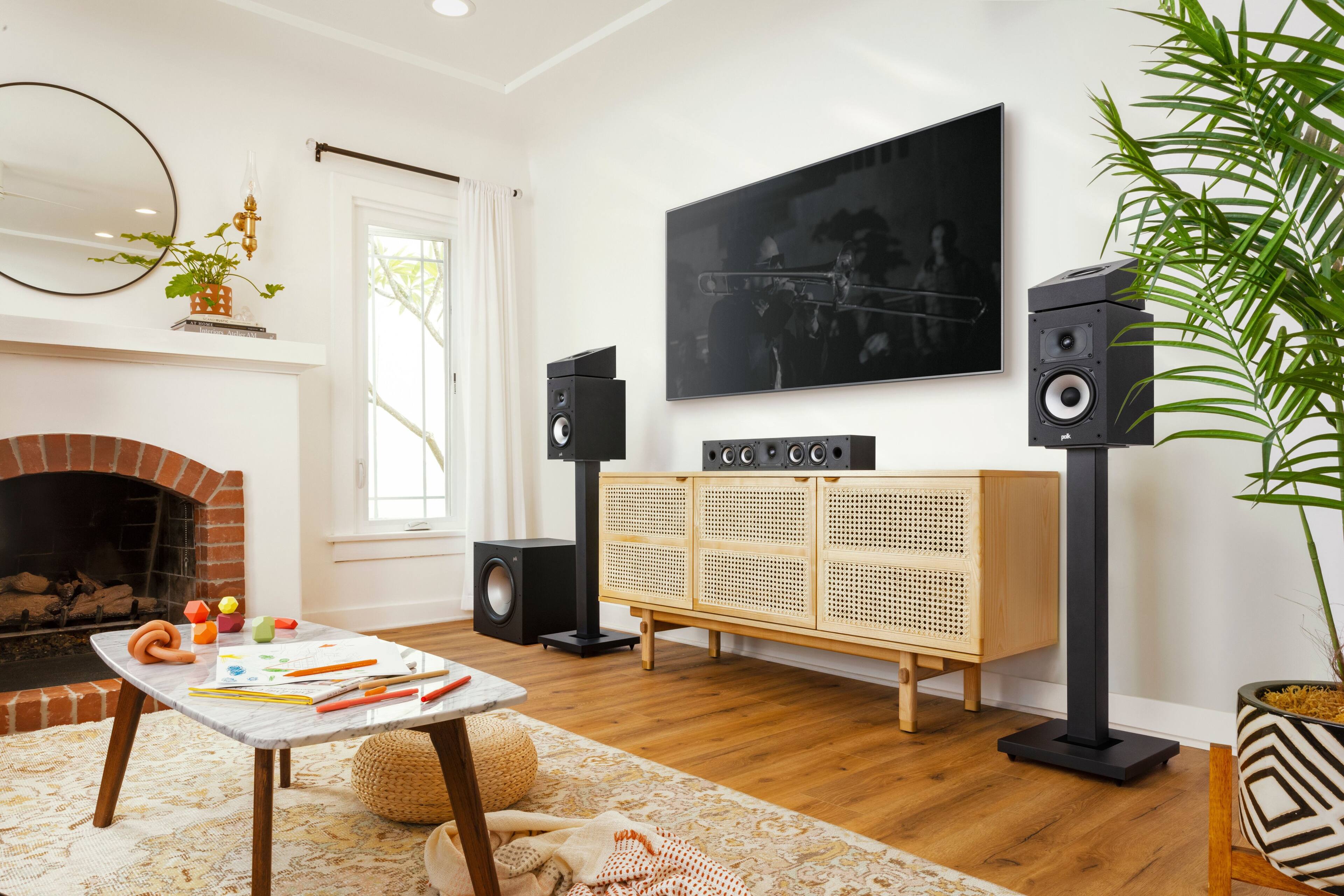 Alt View 14. Polk Audio - Monitor XT12 12" 100W Class A/B Amplifier Subwoofer - Midnight Black.