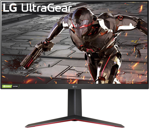 LG - 32” UltraGear LED FHD AMD FreeSync Premium and NVIDIA G-SYNC Compatible with HDR 10 (HDMI, Display Port) - Black