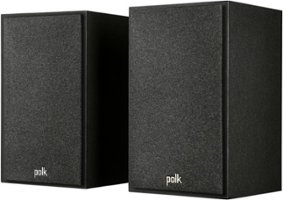 Polk Audio - Monitor XT15 Bookshelf Speaker Pair - Midnight Black - Front_Zoom
