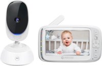 Front Zoom. Motorola VM75 5" Video Baby Monitor - White.