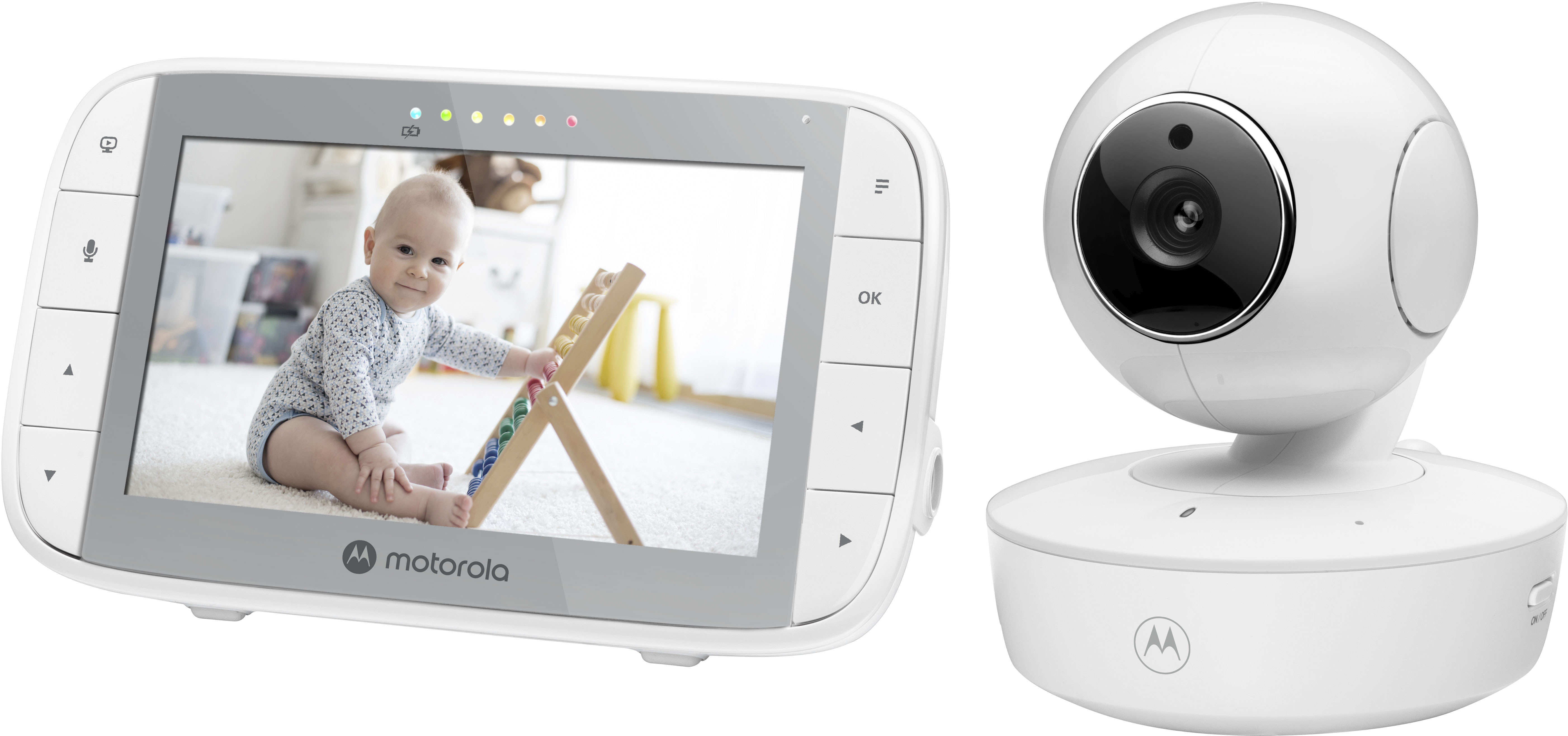 Motorola VM36XL 5 Video Baby Monitor White VM36 XL - Best Buy