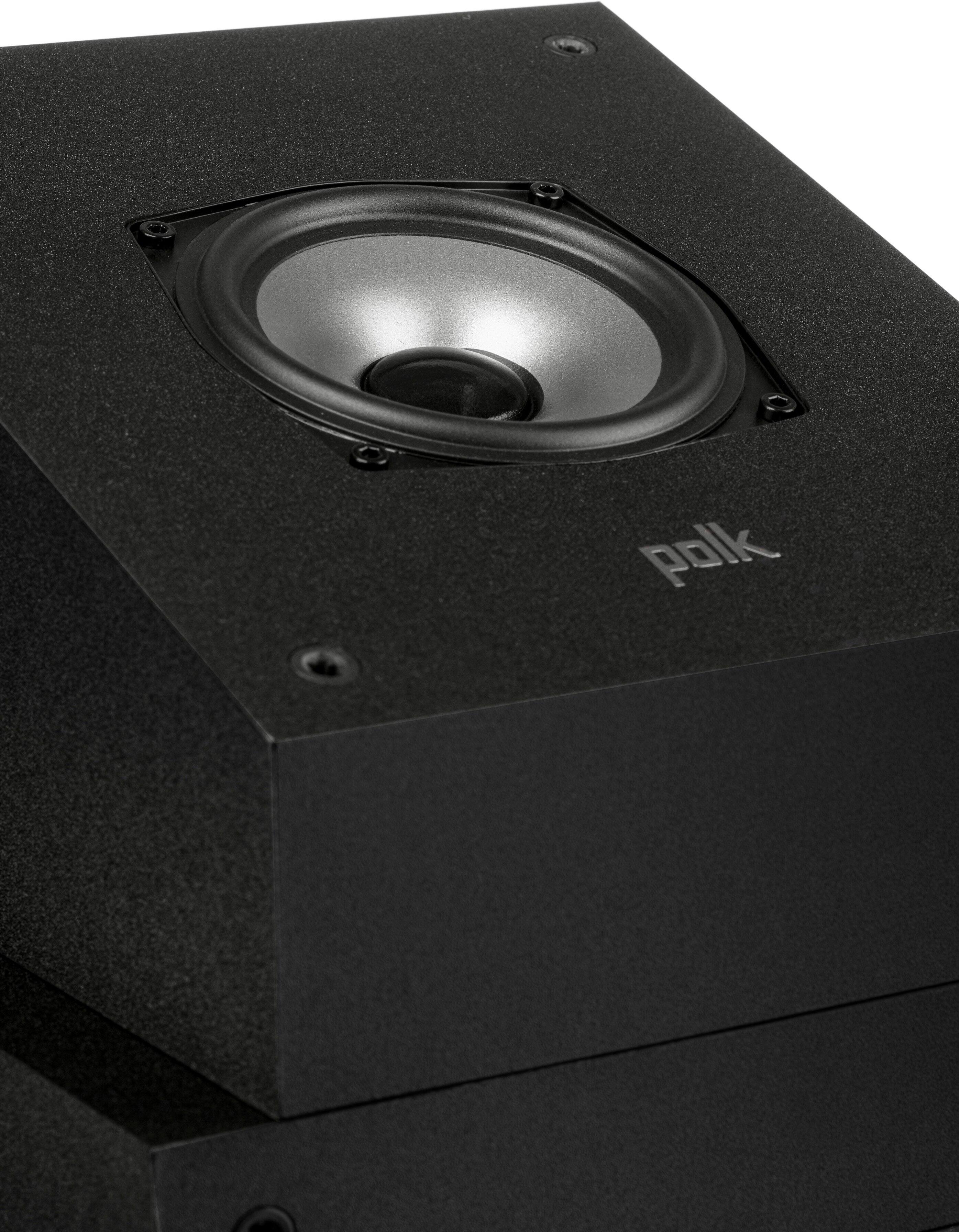 Alt View 11. Polk Audio - Monitor XT90 Tower Speaker Height Module Pair - Midnight Black.