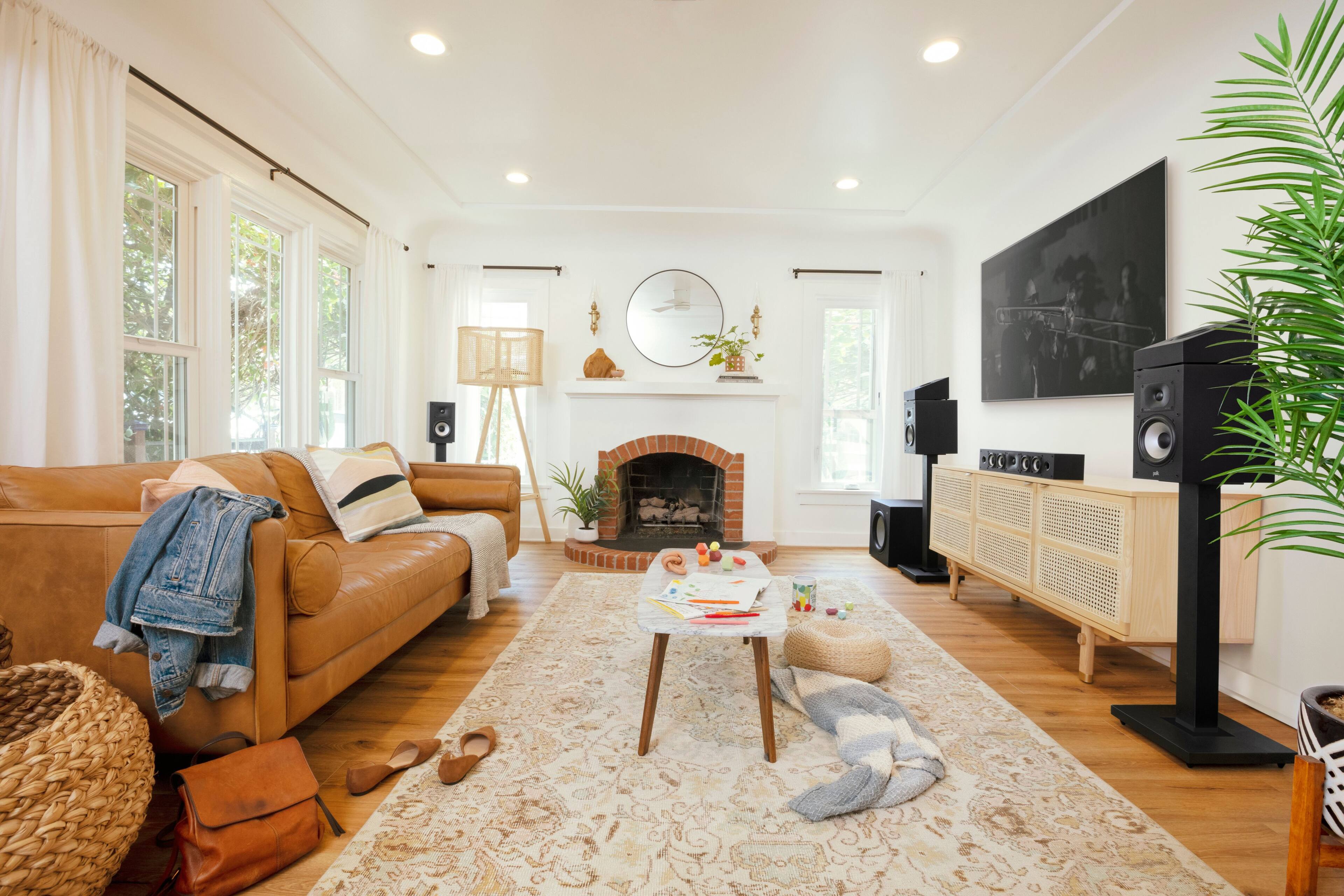 Alt View 13. Polk Audio - Monitor XT90 Tower Speaker Height Module Pair - Midnight Black.