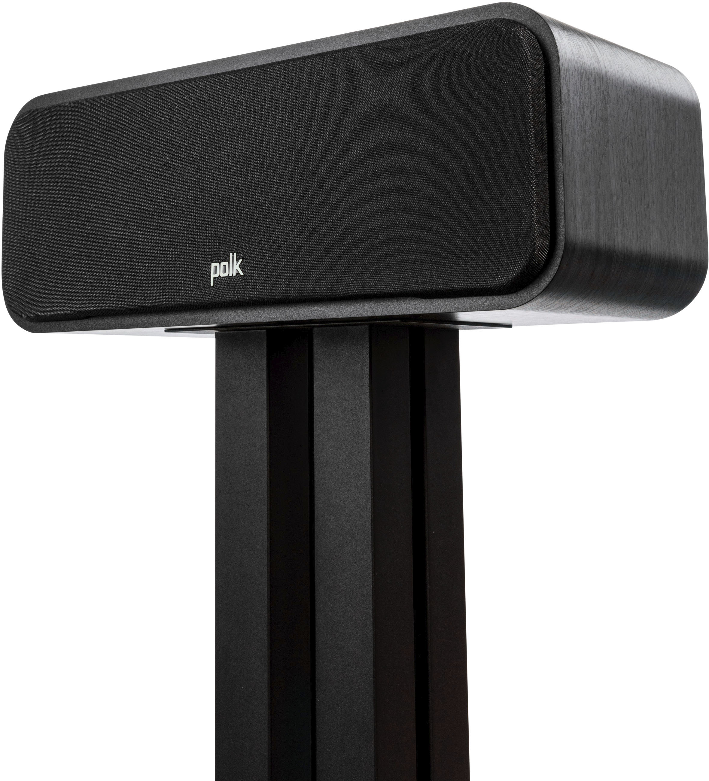 Angle View: Polk Audio - Signature Elite ES30 Hi-Res Center Channel Speaker - Stunning Black