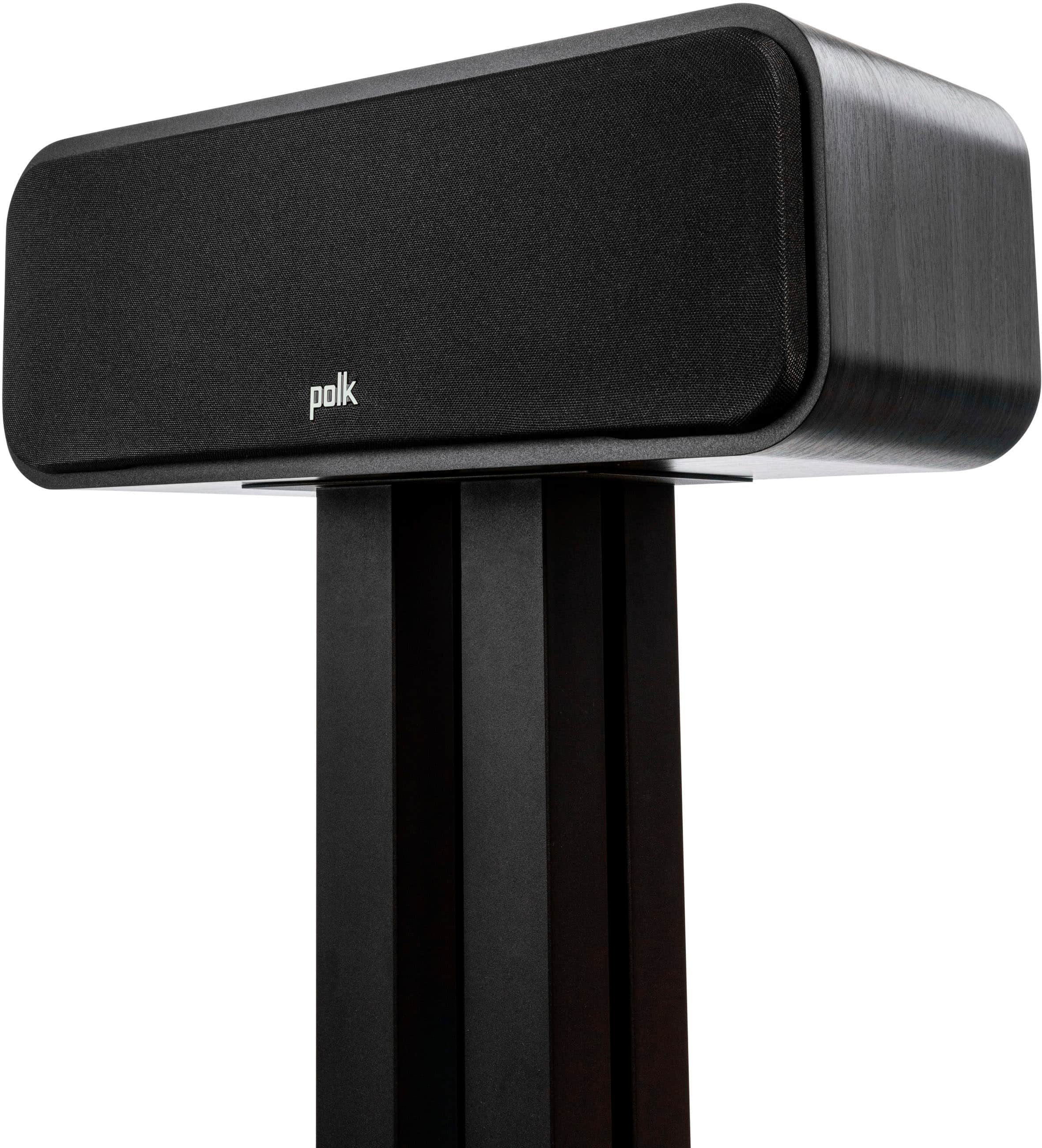 Angle. Polk Audio - Signature Elite ES30 Hi-Res Center Channel Speaker - Stunning Black.