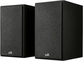 Polk Audio - Monitor XT20 Bookshelf Speaker Pair - Midnight Black - Front_Zoom