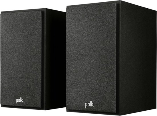 Front Zoom. Polk Audio - Monitor XT20 Bookshelf Speaker Pair - Midnight Black.