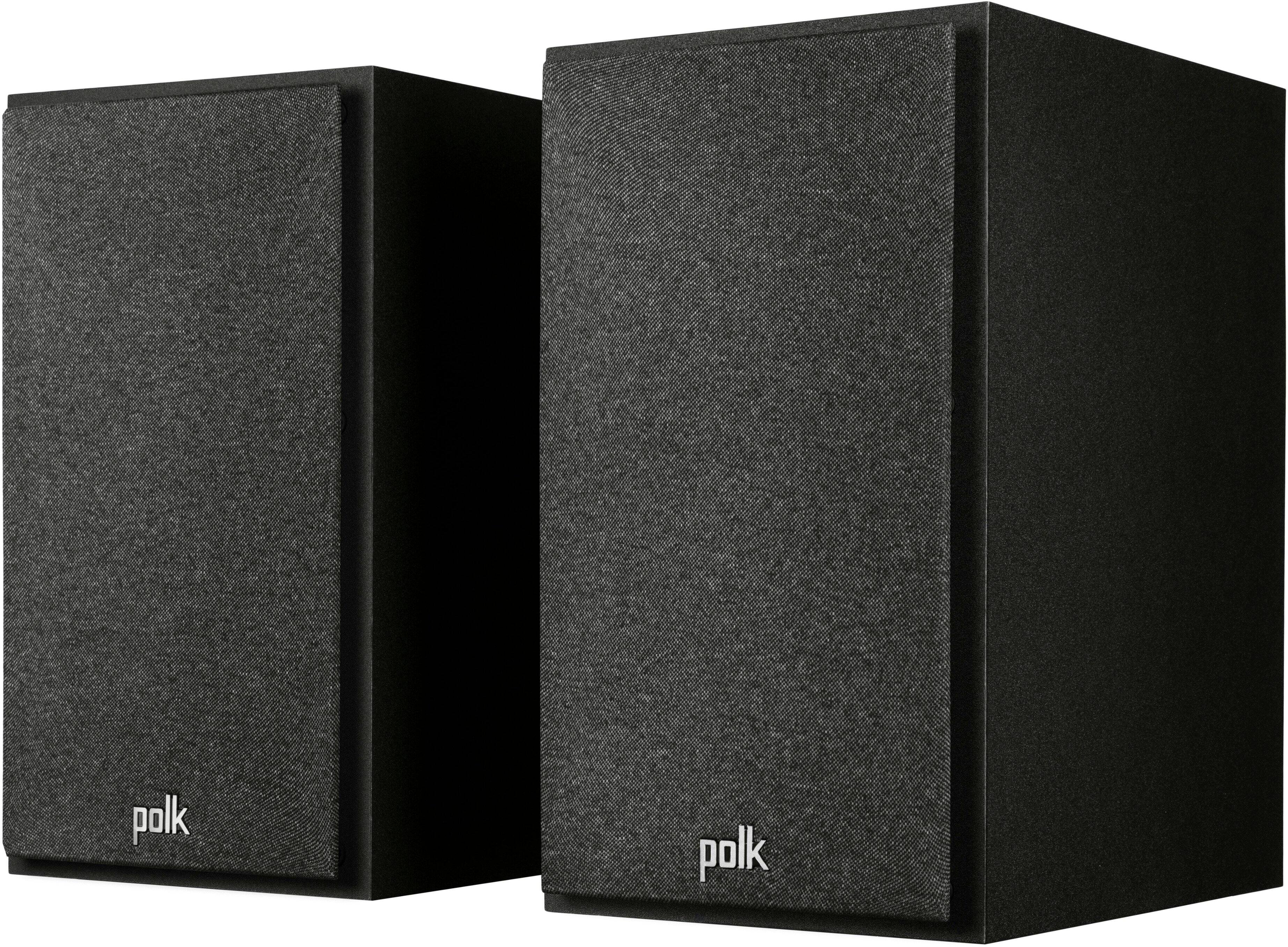 Angle. Polk Audio - Monitor XT20 Bookshelf Speaker Pair - Midnight Black.
