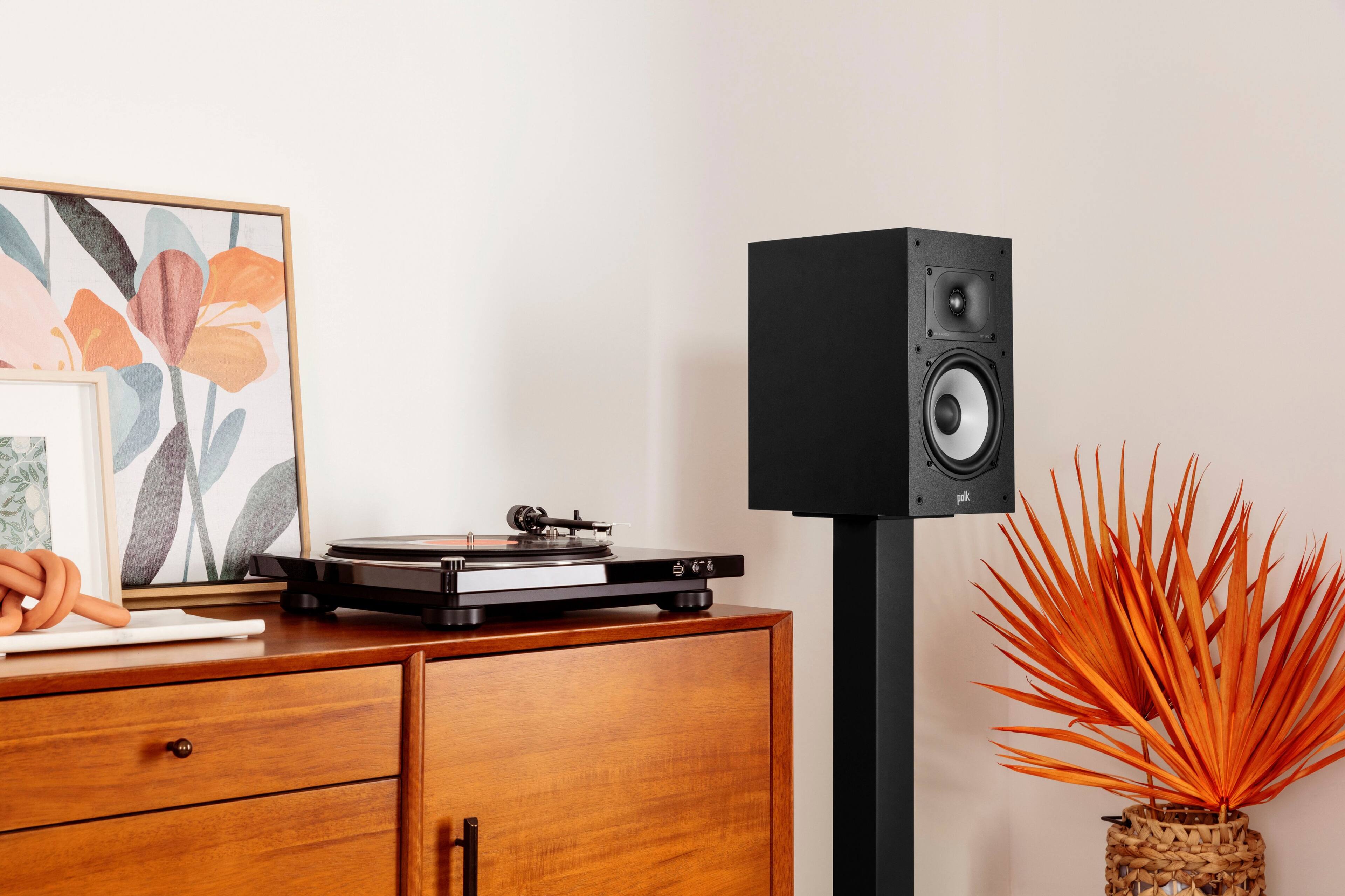 Alt View 12. Polk Audio - Monitor XT20 Bookshelf Speaker Pair - Midnight Black.