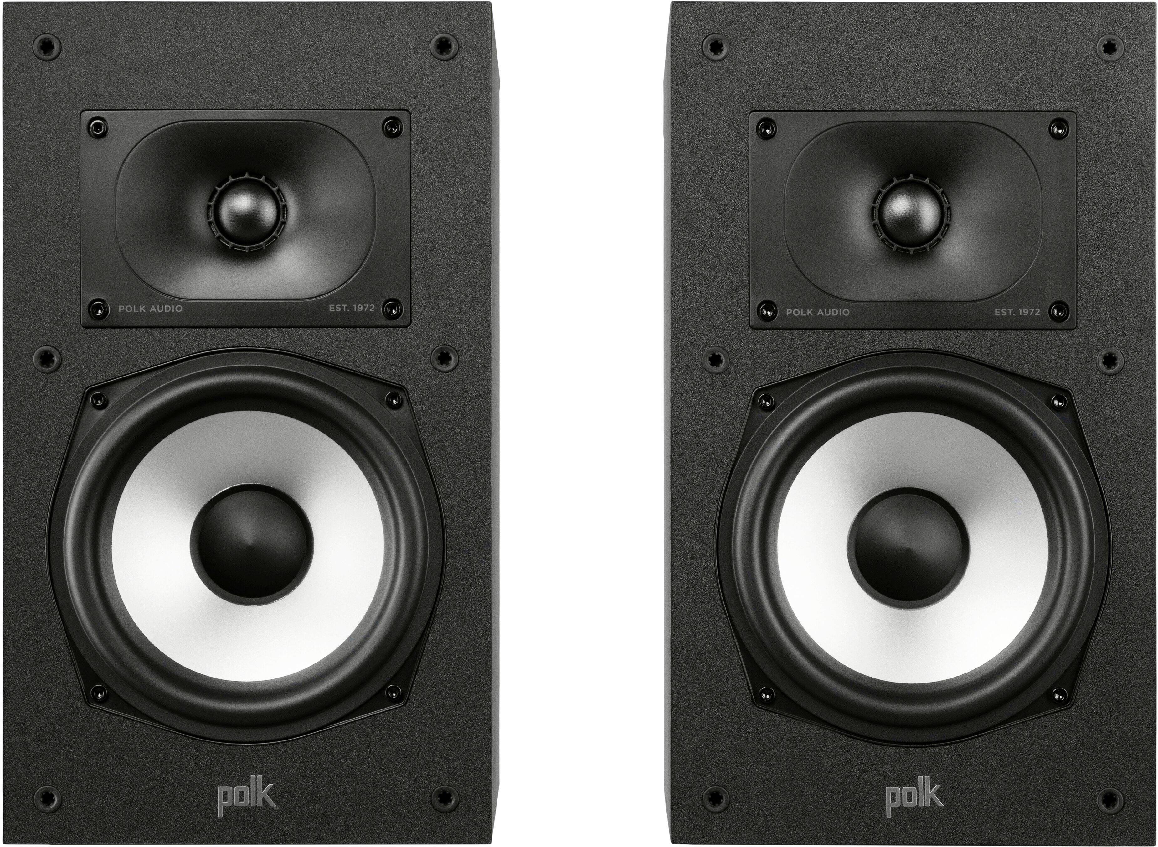 Left. Polk Audio - Monitor XT20 Bookshelf Speaker Pair - Midnight Black.