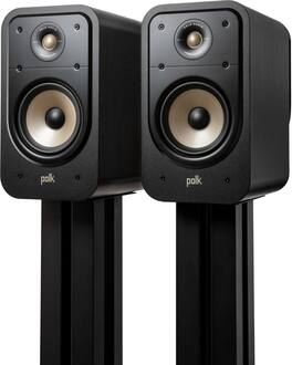 Polk Audio - Signature Elite ES20 Hi-Res Bookshelf Speake - Stunning Black