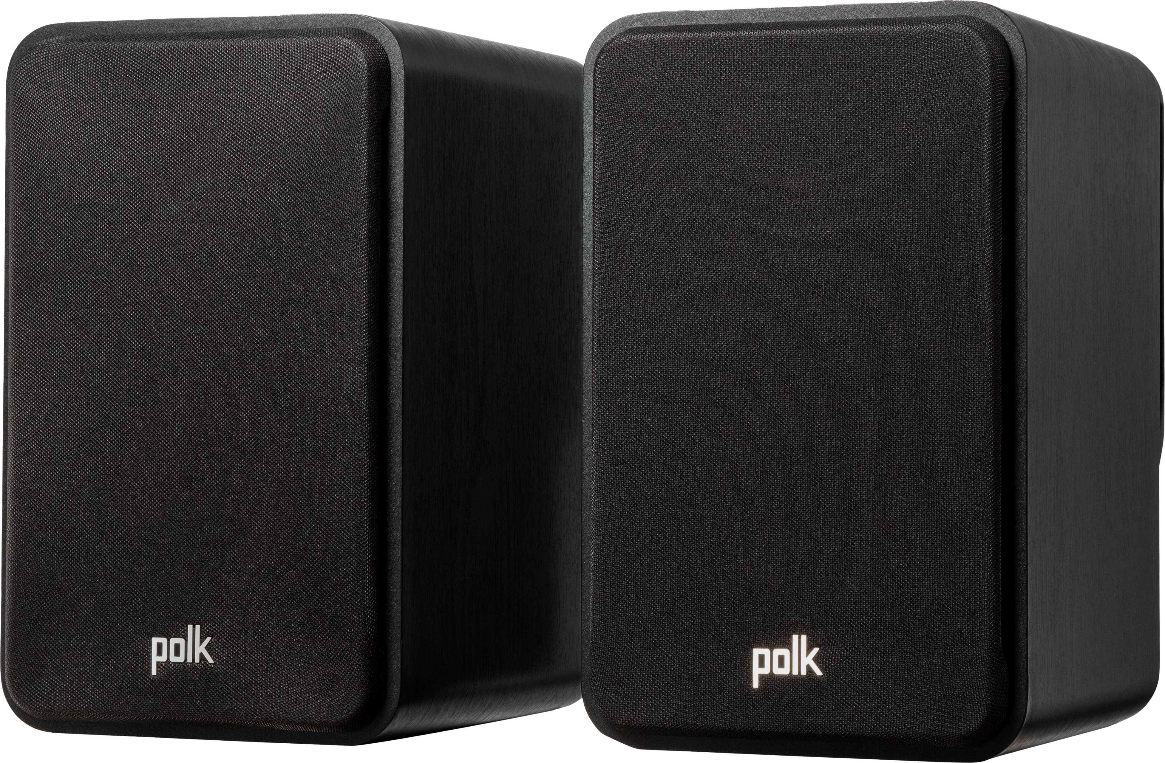 Angle View: Polk Audio - Signature Elite ES15 Hi-Res Bookshelf Speaker - Stunning Black