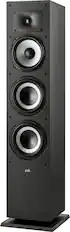 Front. Polk Audio - Monitor XT60 Tower Speaker - Midnight Black.