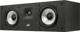 Polk Audio - Monitor XT30 Center Channel Speaker - Midnight Black