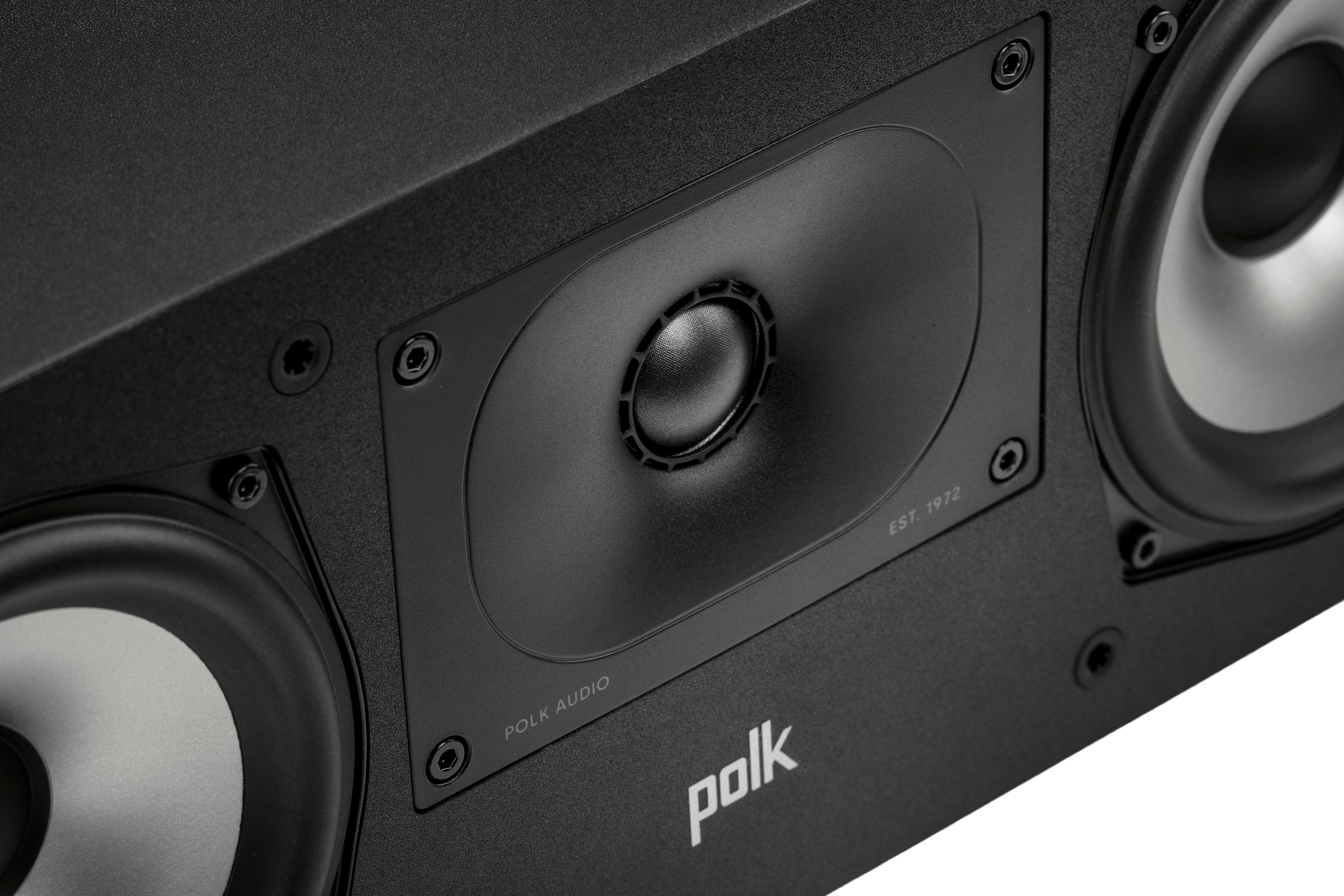 Polk Audio Monitor XT30 Center Channel Speaker Midnight Black Monitor XT30  - Best Buy
