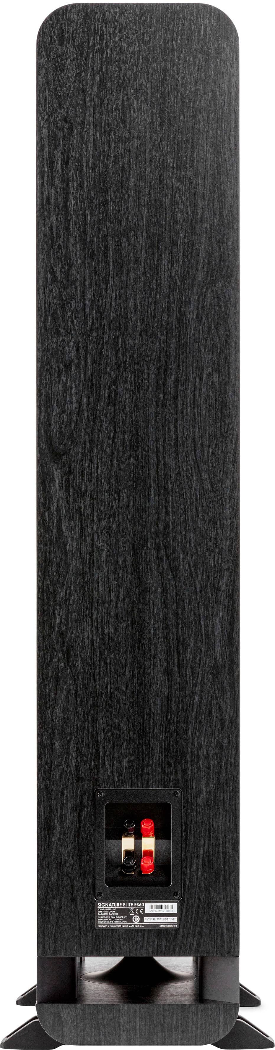 Back. Polk Audio - Signature Elite ES60 Hi-Res Tower Speaker - Stunning Black.